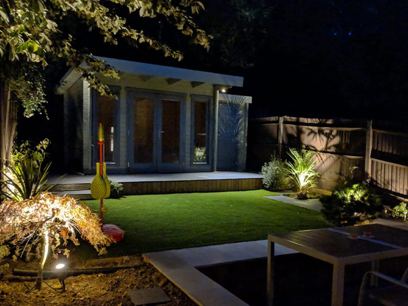 anti glare garden lighting in perthshire